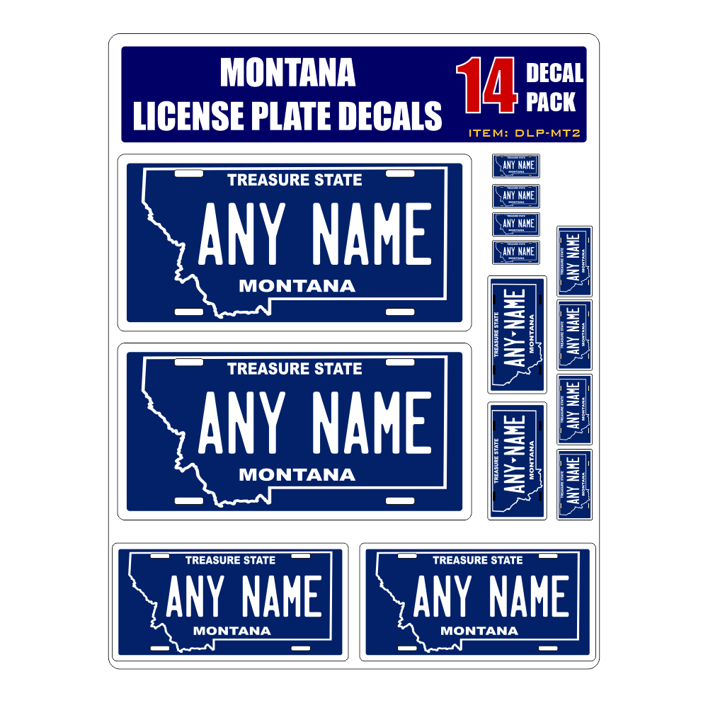 montana personalized motorcycle plates